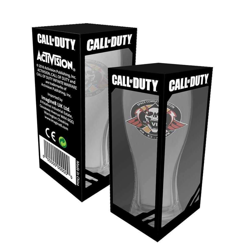 Bicchiere da birra ufficiale Call of Duty Activision in vetro 0,3L altezza 18cm regalo per gamer - Casa Dolce Inverno