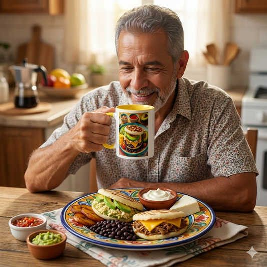 Tazza mug Arepa Venezuela, storia e ricetta dell'arepa