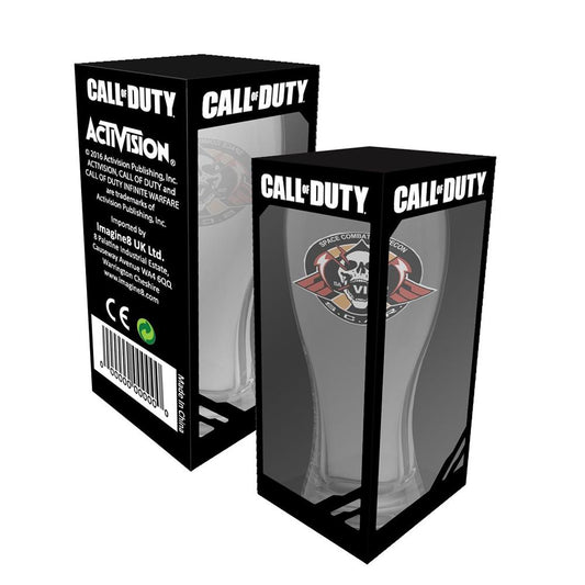 Bicchiere da birra ufficiale Call of Duty Activision in vetro 0,3L altezza 18cm regalo per gamer - Casa Dolce Inverno