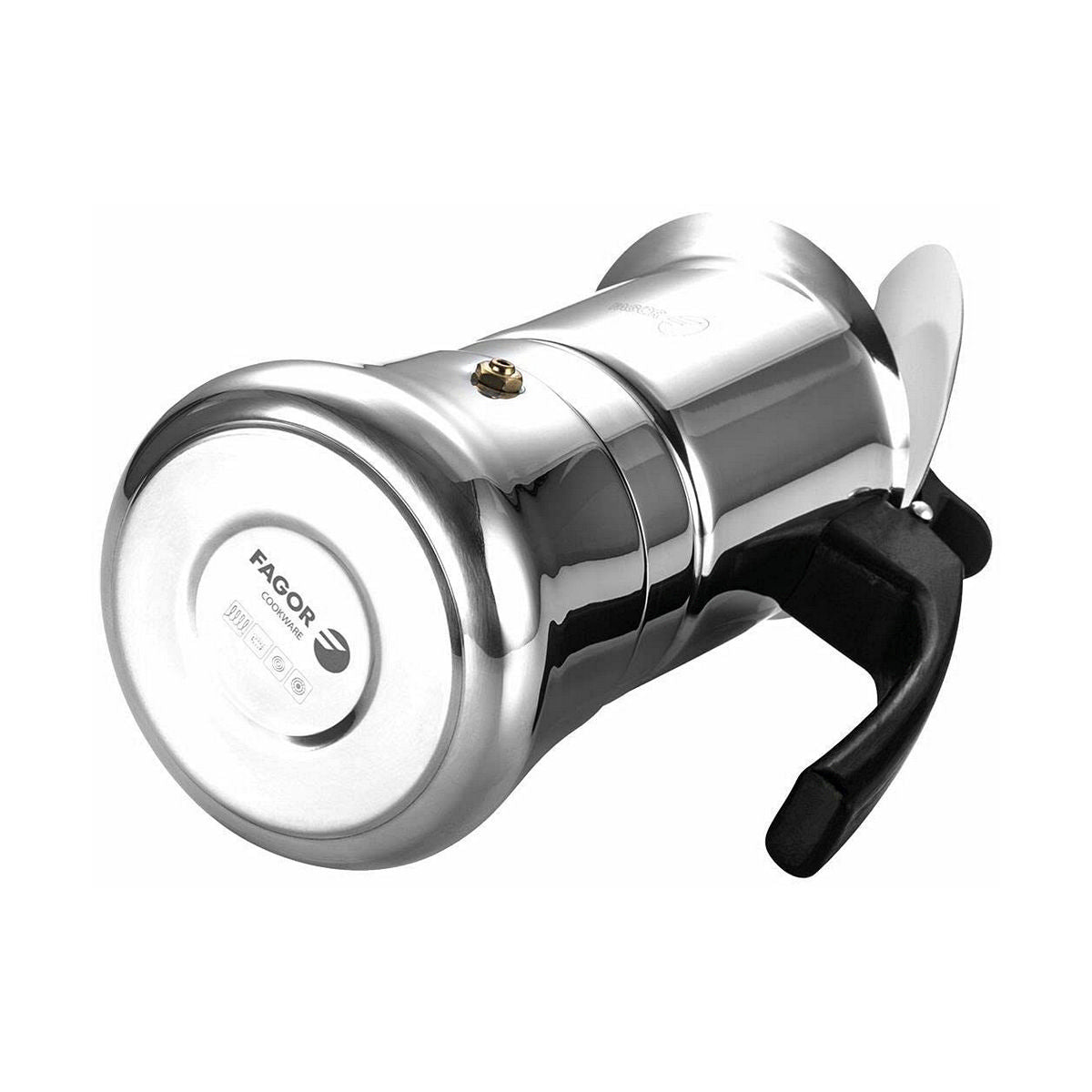 Caffettiera Italiana FAGOR 10 Tazze in Acciaio Inox