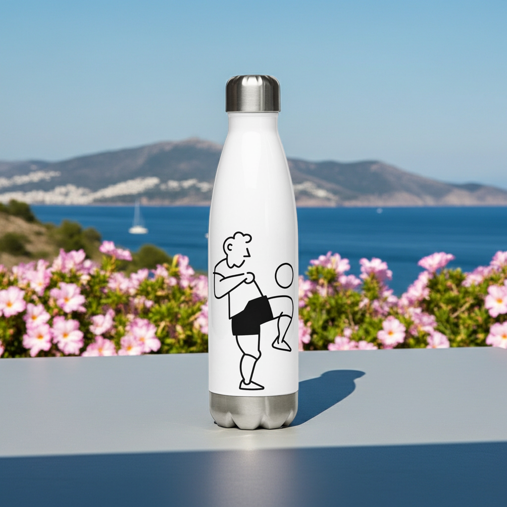 Borraccia Termica Sport 500ml in Acciaio Inox — Design Originale | Doppia Parete Isolante | Caldo e Freddo 12 Ore