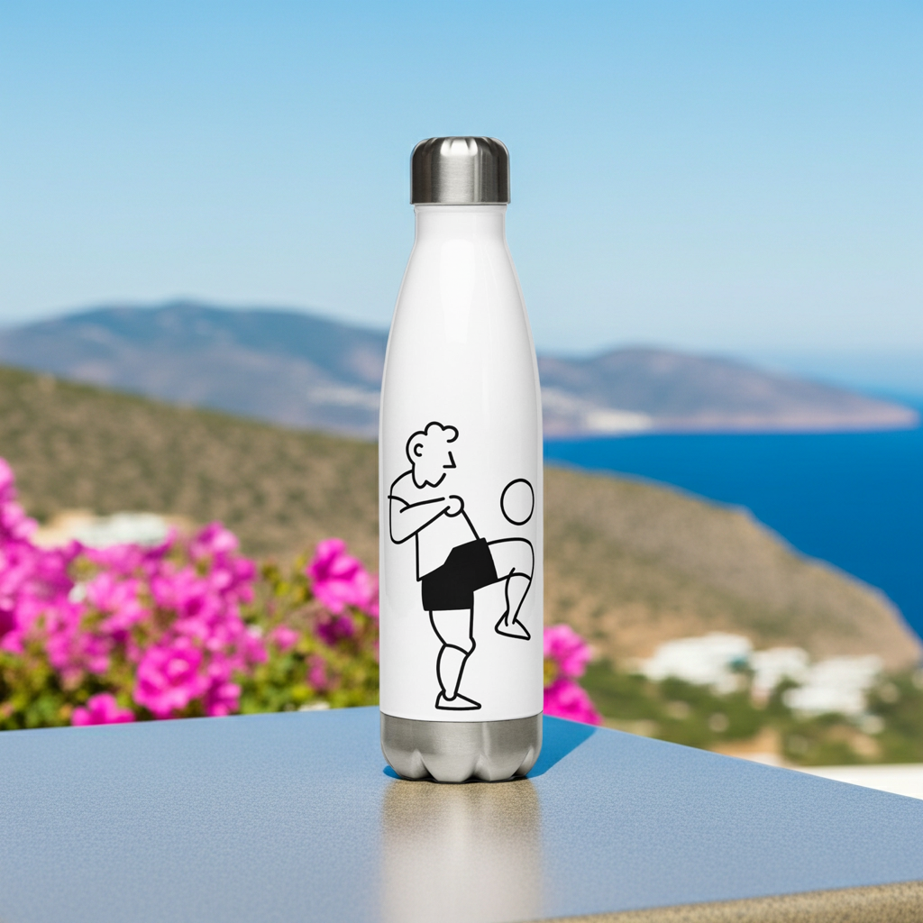 Borraccia Termica Sport 500ml in Acciaio Inox — Design Originale | Doppia Parete Isolante | Caldo e Freddo 12 Ore