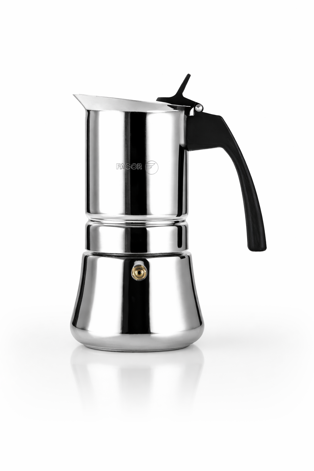 Caffettiera Italiana FAGOR 10 Tazze in Acciaio Inox