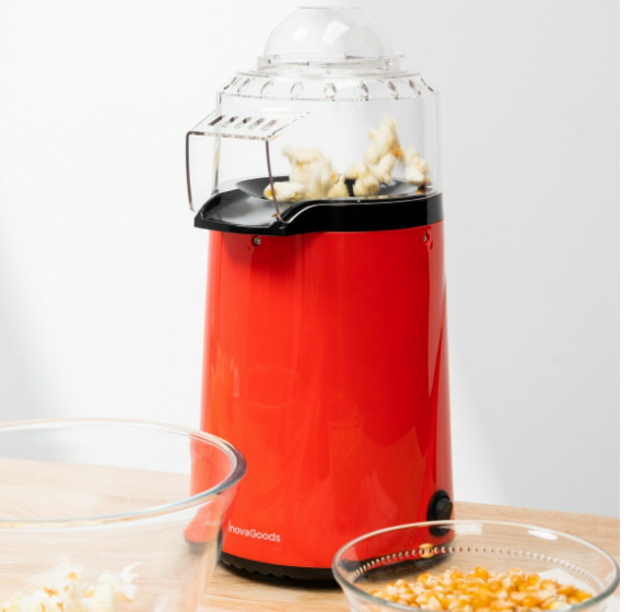 Macchina per Popcorn ad Aria Calda InnovaGoods | Popcorn Sani Senza Olio