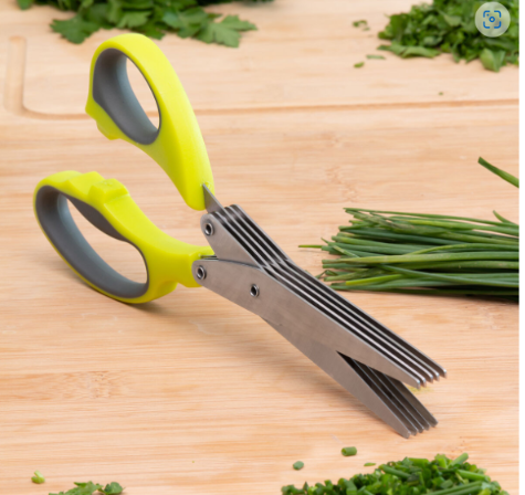 Forbici da Cucina Multifunzione 5in1 Fivessor InnovaGoods — Taglia, Apri, Pela, Affetta e Sminuzza | Acciaio Inox
