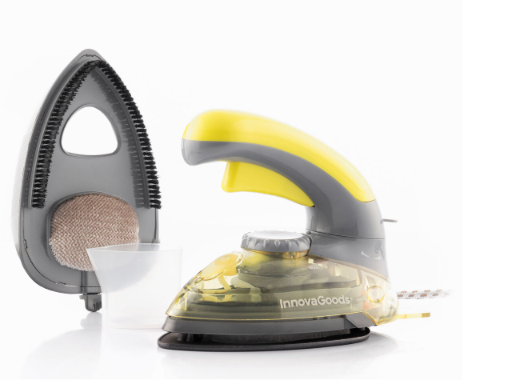 Mini Ferro da Stiro a Vapore 2in1 Velyron InnovaGoods 800W — Verticale e Orizzontale Manico 180° | Ferro da Viaggio con Levapelucchi